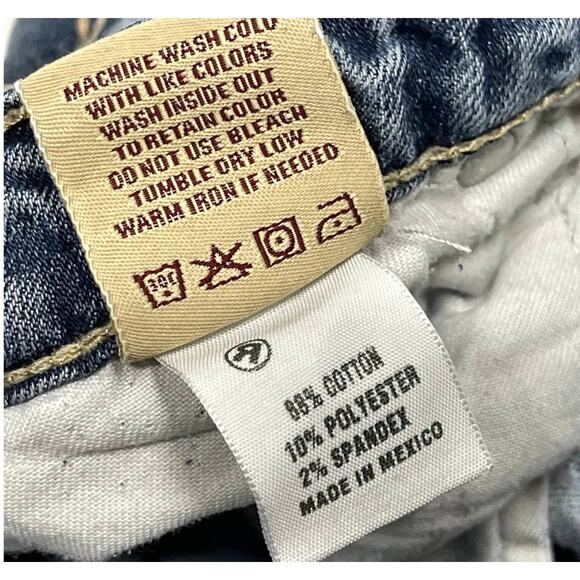 BIG STAR Jeans Women Size 27XL Blue Denim Curvy Fit Low Rise Cotton Blend Y2K - Picture 6 of 8